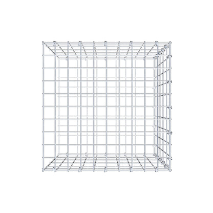 Gabbione aggiuntivo tipo 2 50 cm x 50 cm x 50 cm, maglia 5 cm x 10 cm, anello a C