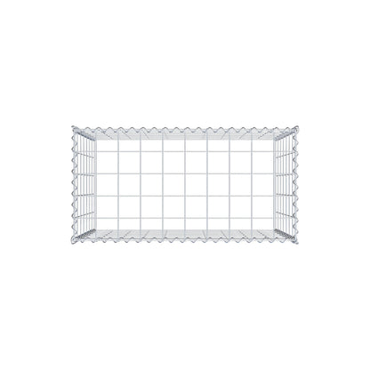 Gabbione aggiuntivo tipo 3 100 cm x 70 cm x 50 cm (L x H x P), dimensione maglia 10 cm x 10 cm, a spirale