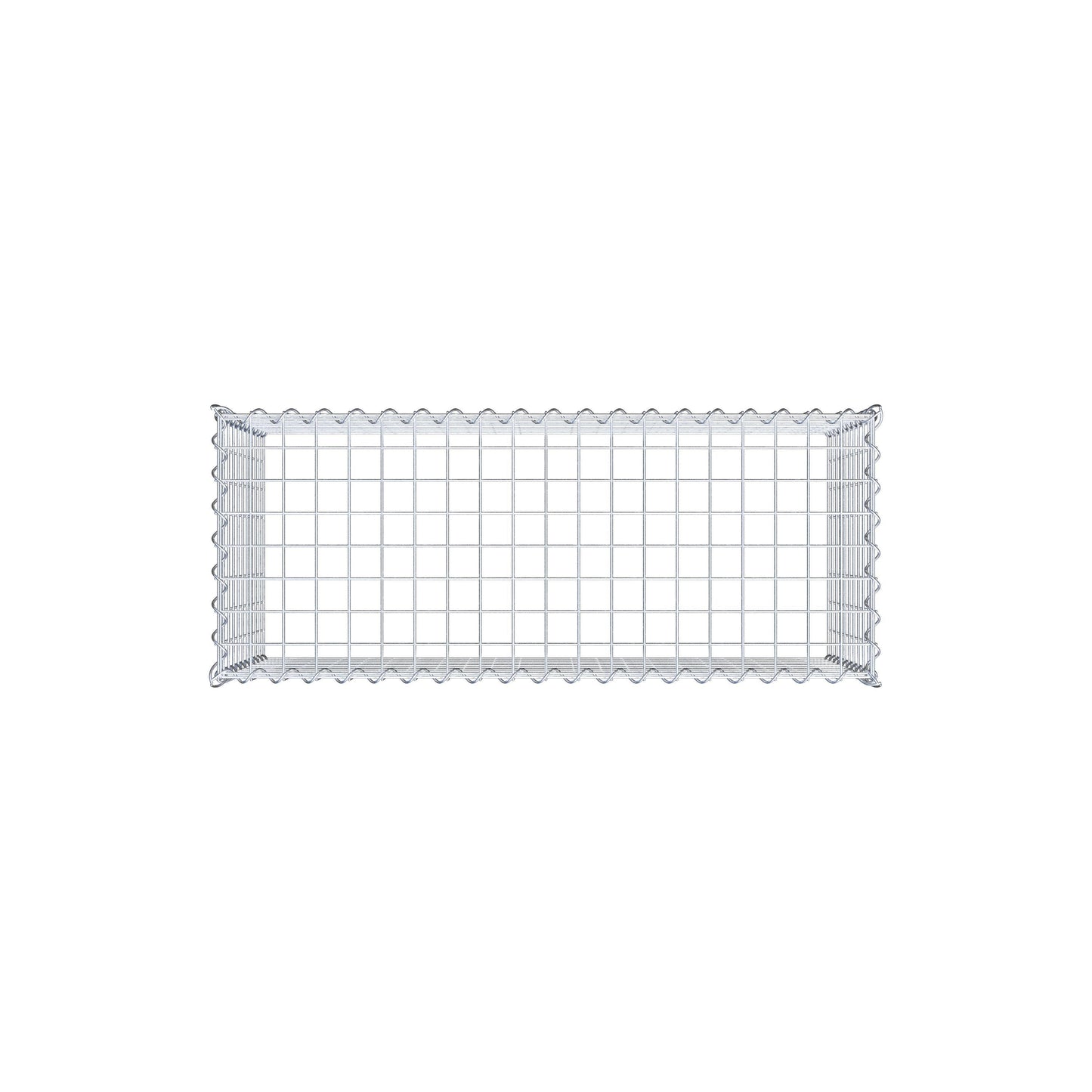 Grown-on gabion type 3 100 cm x 50 cm x 40 cm (L x H x D), mesh size 5 cm x 5 cm, spiral