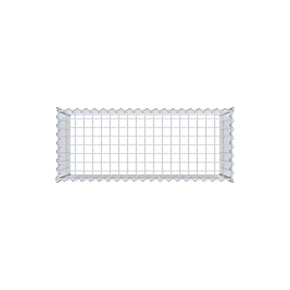 Grown-on gabion type 3 100 cm x 50 cm x 40 cm (L x H x D), mesh size 5 cm x 5 cm, spiral