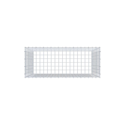 Gavión complementario de tipo 3 100 cm x 90 cm x 40 cm (L x A x P), malla 5 cm x 5 cm, anillo en C