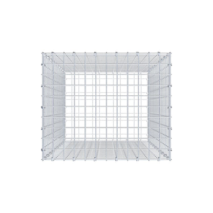 Gabion 100 cm x 60 cm x 50 cm (L x H x D), maskestørrelse 5 cm x 5 cm, C-ring