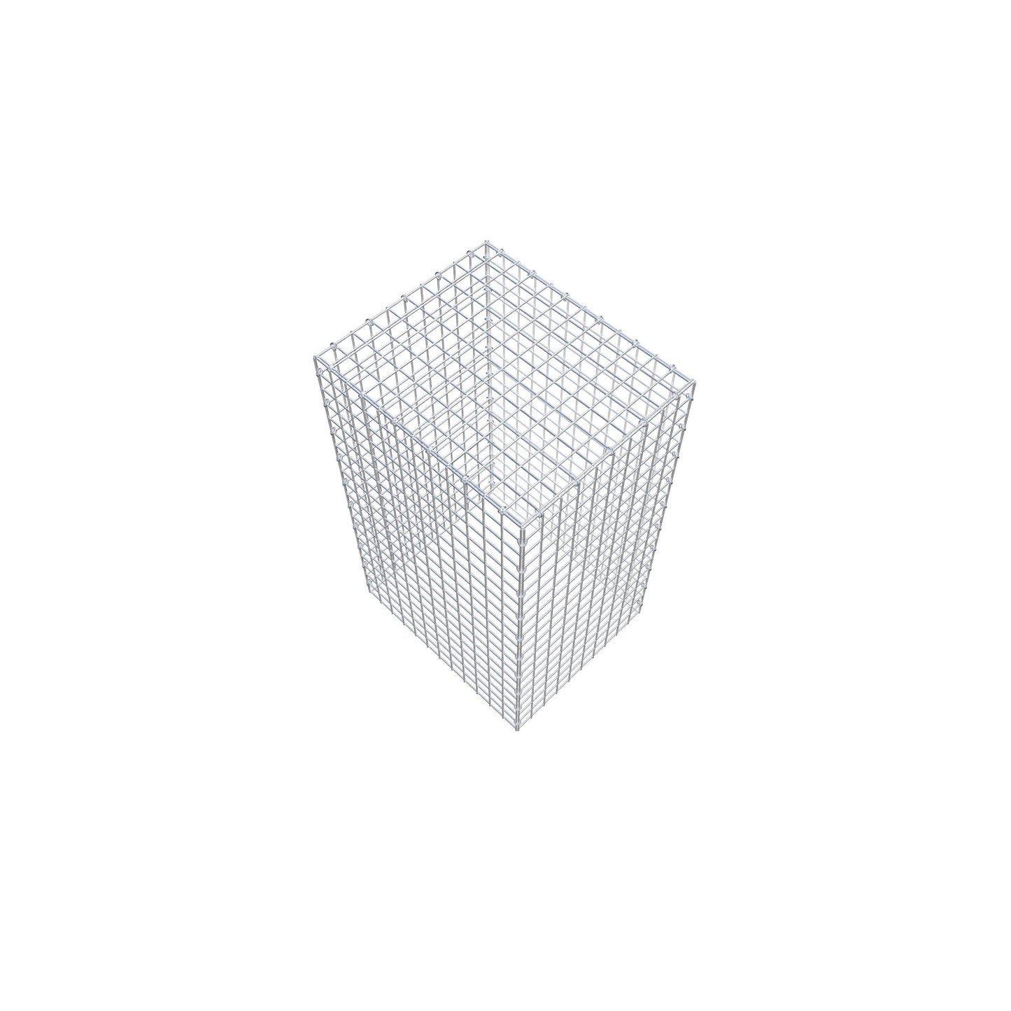 Fourche rapportée type 3 100 cm x 60 cm x 50 cm (L x H x P), mailles 5 cm x 5 cm, anneau C