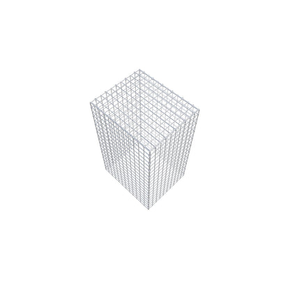 Fourche rapportée type 3 100 cm x 60 cm x 50 cm (L x H x P), mailles 5 cm x 5 cm, anneau C