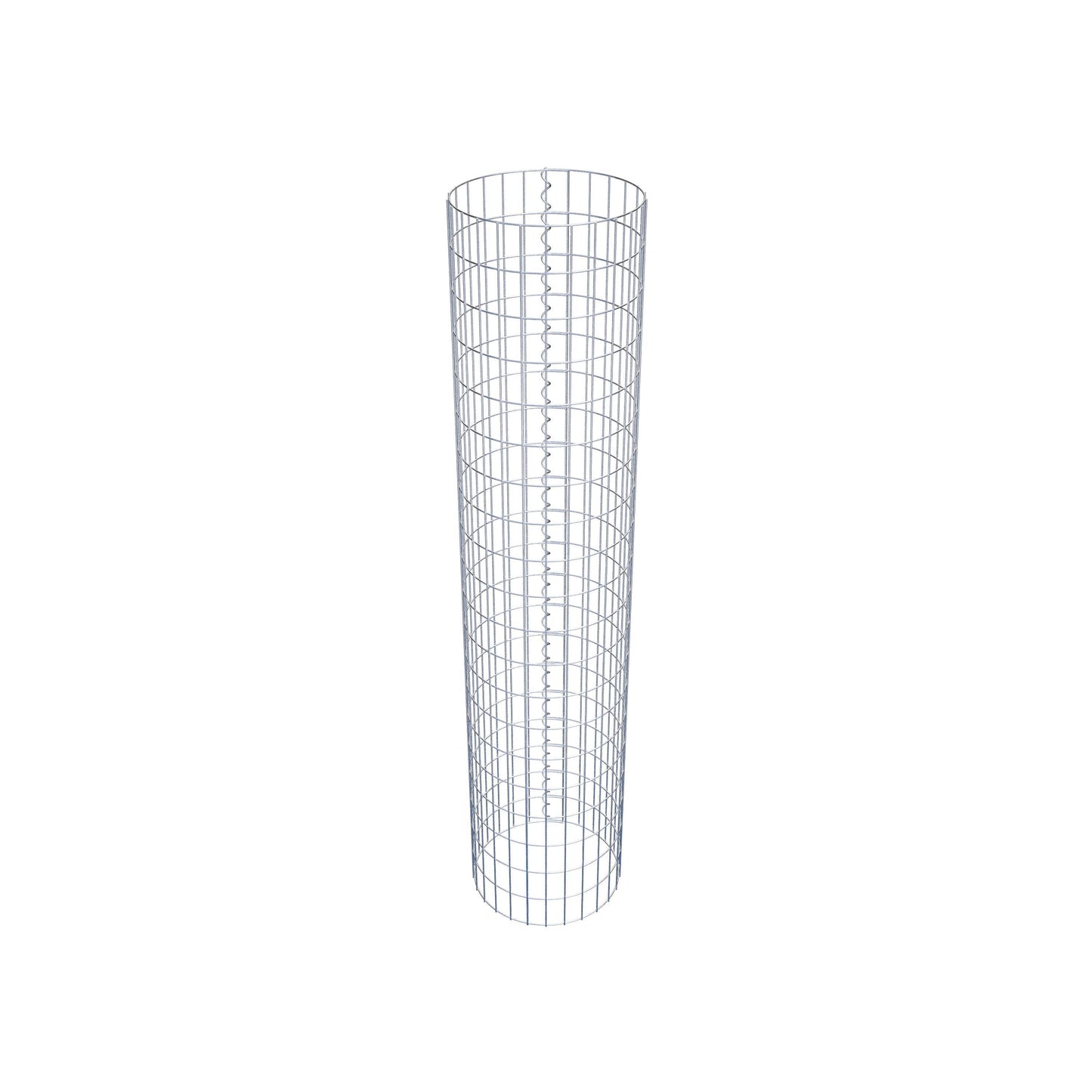Gabionpelare rund 42 cm diameter, 200 cm höjd, maskstorlek 5 cm x 10 cm