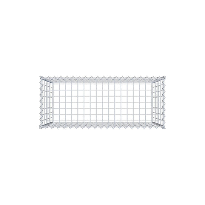 Gabion rapporté type 3 100 cm x 70 cm x 40 cm (L x H x P), mailles 5 cm x 10 cm, spirale