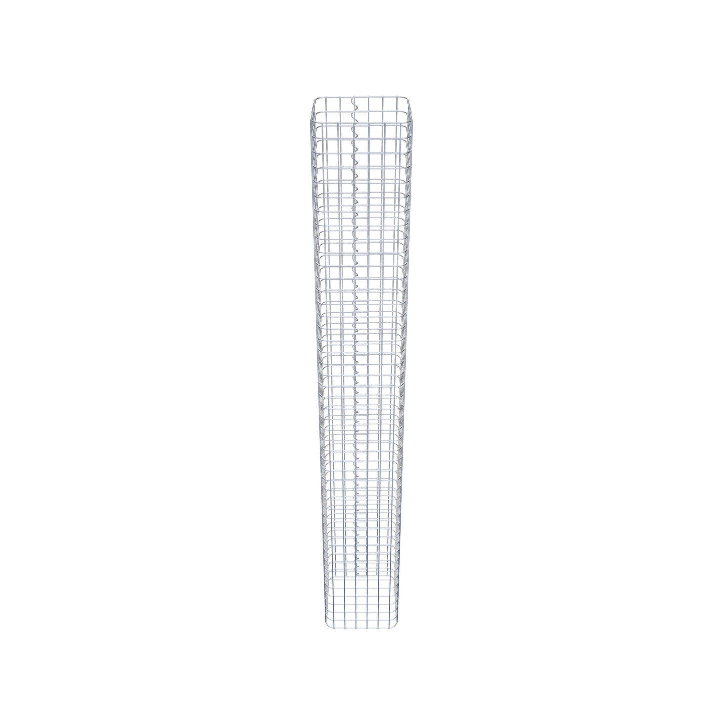 Gabionensäule eckig 32 cm x 32 cm, 230 cm Höhe, MW 5 cm x 5 cm