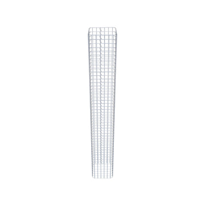 Gabionensäule eckig 32 cm x 32 cm, 230 cm Höhe, MW 5 cm x 5 cm
