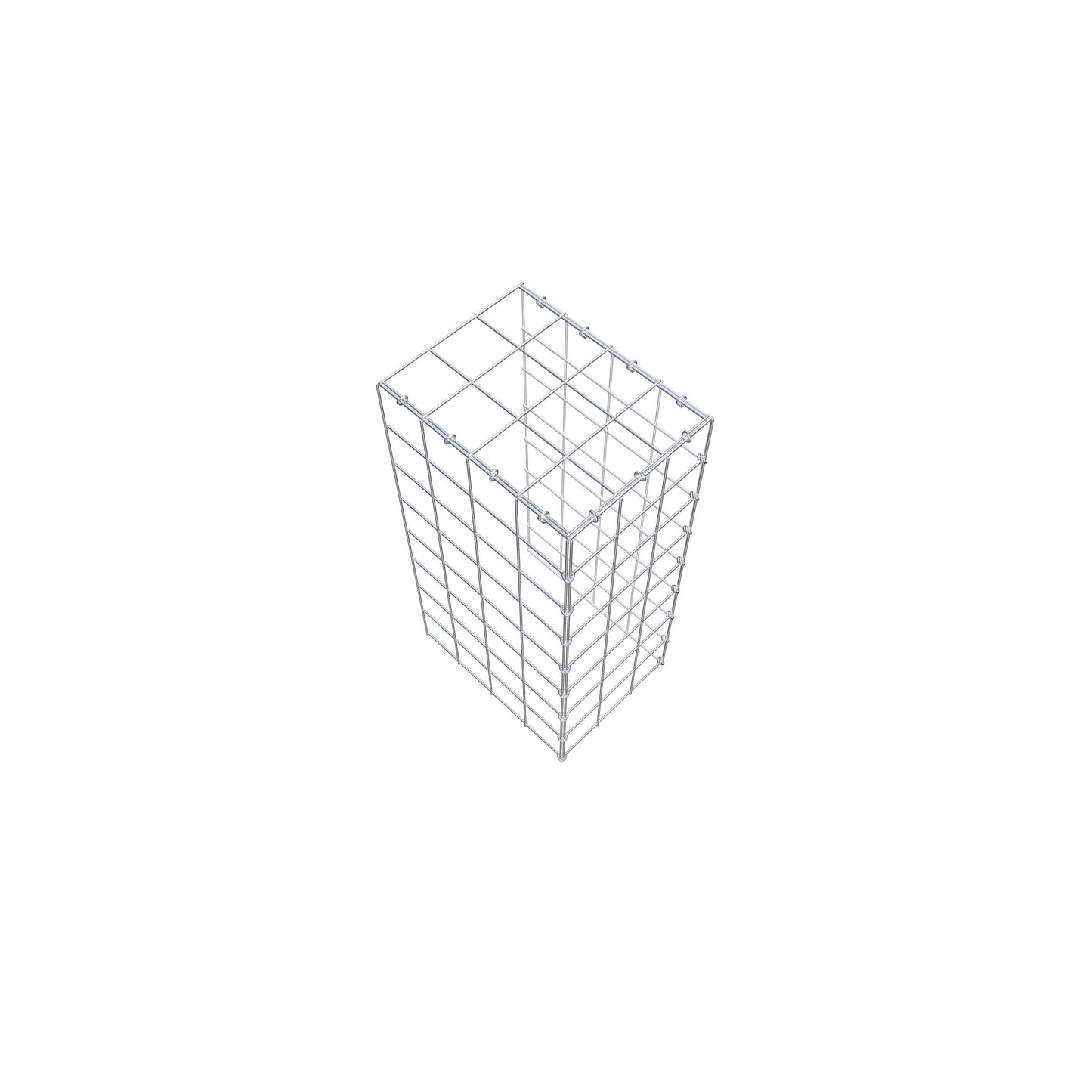 Add-on schanskorf type 4 80 cm x 40 cm x 30 cm (L x H x D), maaswijdte 10 cm x 10 cm, C-ring