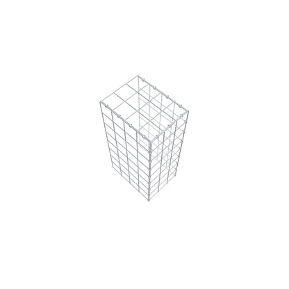 Add-on schanskorf type 4 80 cm x 40 cm x 30 cm (L x H x D), maaswijdte 10 cm x 10 cm, C-ring