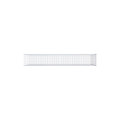 Anbaugabione Typ 2 200 cm x 100 cm x 30 cm (L x H x T), Maschenweite 5 cm x 10 cm, Spirale