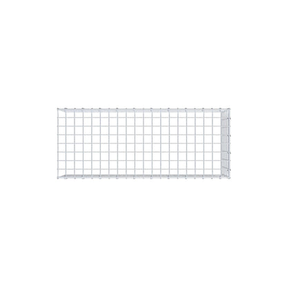 Monteret gabion type 4 100 cm x 30 cm x 40 cm (L x H x D), maskestørrelse 5 cm x 5 cm, C-ring