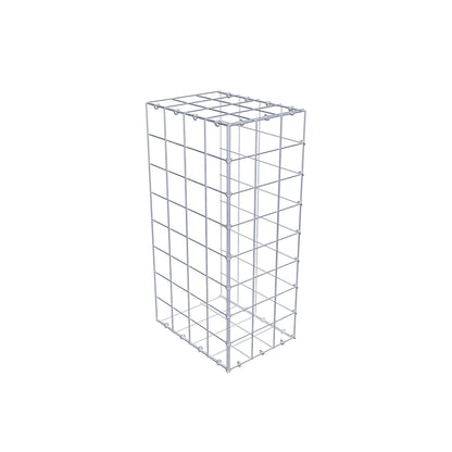 Type 2 oplegkorf 80 cm x 40 cm x 30 cm (L x H x D), maaswijdte 10 cm x 10 cm, C-ring
