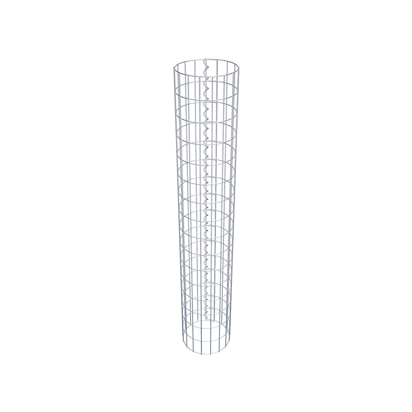 Gabionensäule rund 27 cm Durchmesser, 160 cm Höhe, Maschenweite 5 cm x 10 cm