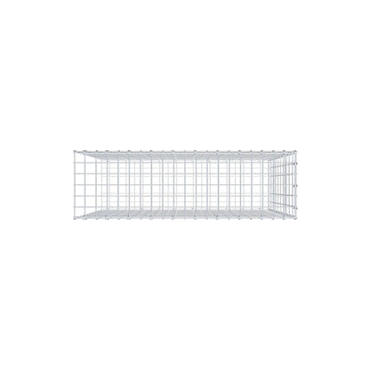 Monteret gabion type 2 100 cm x 100 cm x 30 cm, maskestørrelse 5 cm x 10 cm, C-ring