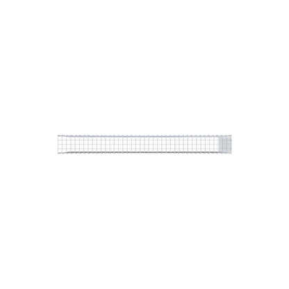 Opbouw schanskorf type 4 200 cm x 100 cm x 20 cm (L x H x D), maaswijdte 5 cm x 5 cm, C-ring