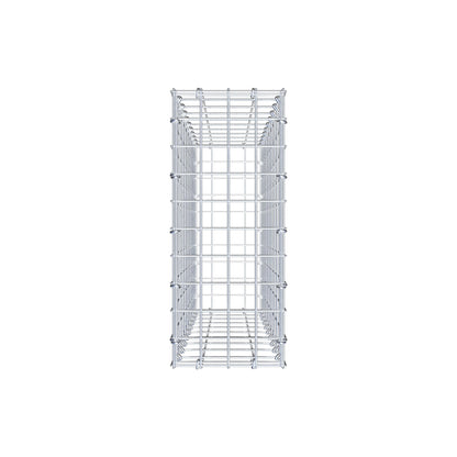 Schanskorf 100 cm x 20 cm x 50 cm (L x H x D), maaswijdte 5 cm x 10 cm, C-ring