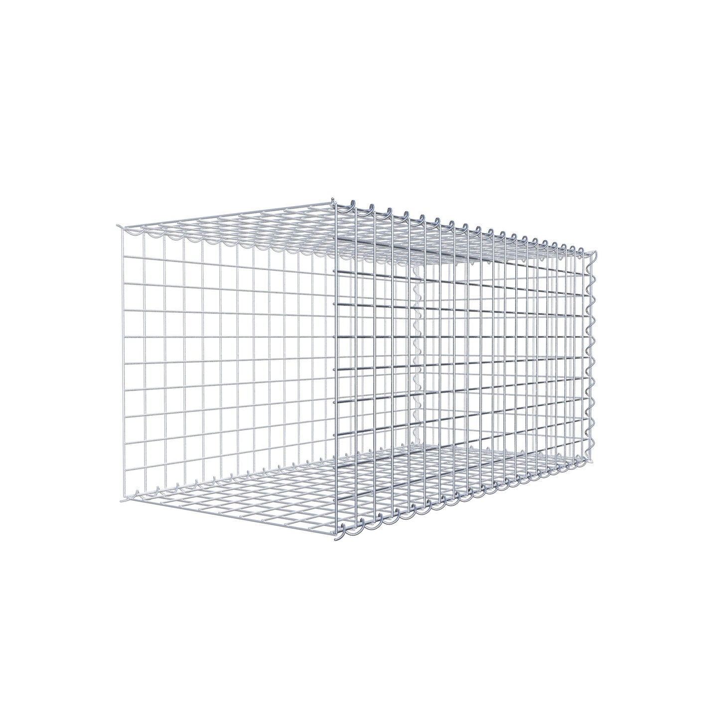Add-on schanskorf type 2 100 cm x 50 cm x 50 cm (L x H x D), maaswijdte 5 cm x 5 cm, spiraalvormig