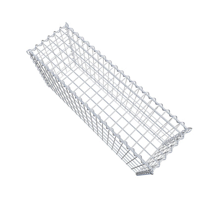 Aangegroeide schanskorf type 3 100 cm x 50 cm x 30 cm (L x H x D), maaswijdte 5 cm x 10 cm, spiraal