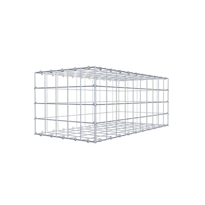 Gabion 100 cm x 40 cm x 50 cm (L x H x D), maskestørrelse 10 cm x 10 cm, C-ring