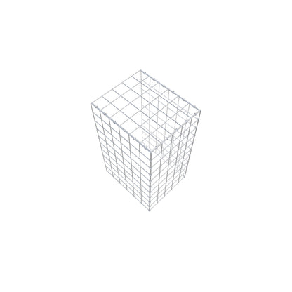 Gabbione aggiuntivo tipo 4 100 cm x 60 cm x 50 cm (L x H x P), maglia 10 cm x 10 cm, anello a C