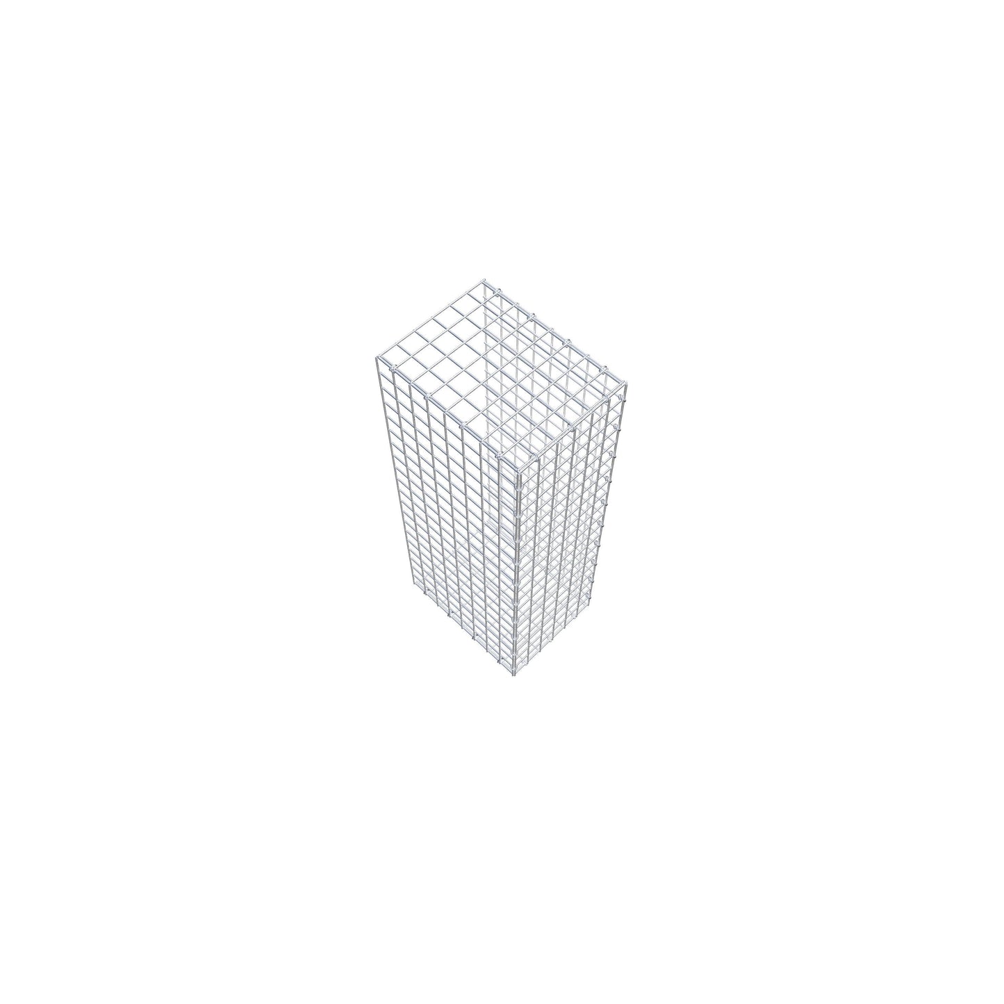Fourche rapportée type 2 100 cm x 40 cm x 30 cm (L x H x P), mailles 5 cm x 5 cm, anneau C