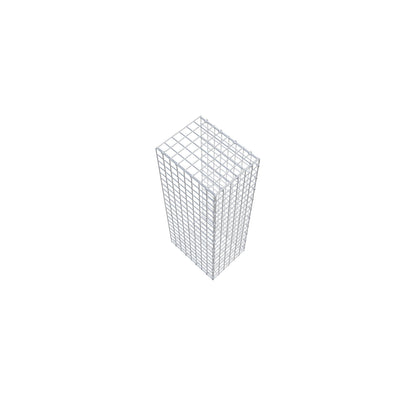 Fourche rapportée type 2 100 cm x 40 cm x 30 cm (L x H x P), mailles 5 cm x 5 cm, anneau C