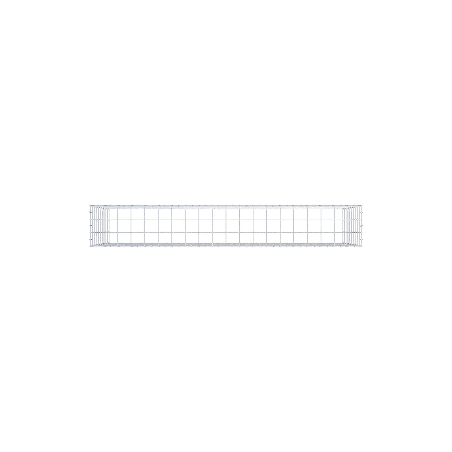 Anbaugabione Typ 3 200 cm x 100 cm x 30 cm (L x H x T), Maschenweite 10 cm x 10 cm, C-Ring