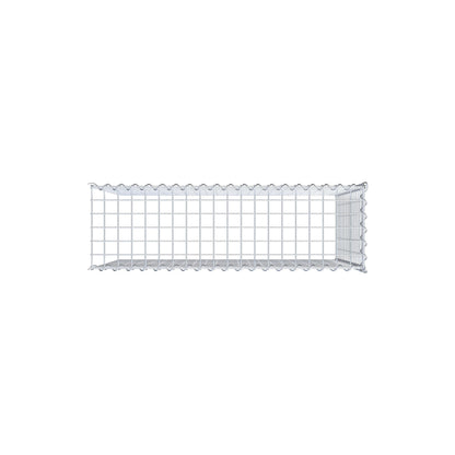 Grown-on gabion type 4 100 cm x 80 cm x 30 cm (L x H x D), mesh size 5 cm x 5 cm, spiral
