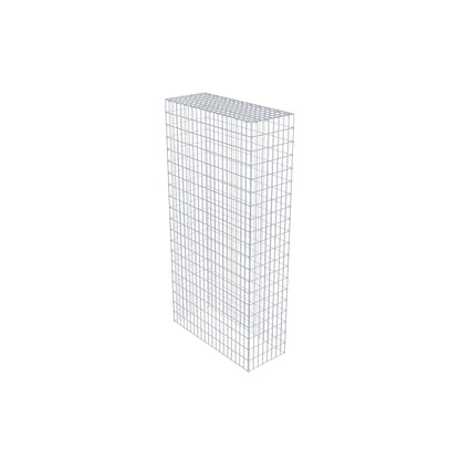 Mounted gabion type 3 200 cm x 100 cm x 40 cm (L x H x D), mesh size 5 cm x 10 cm, C-ring