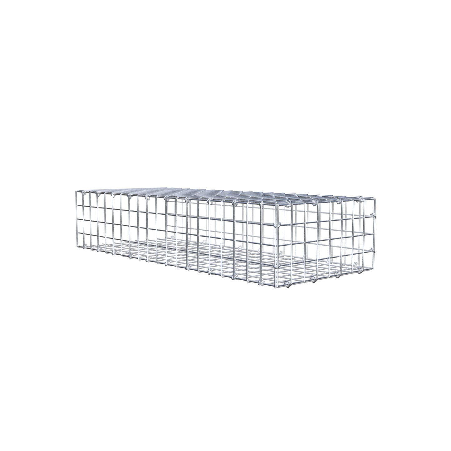 Fourche rapportée type 2 100 cm x 20 cm x 40 cm (L x H x P), mailles 5 cm x 5 cm, anneau C