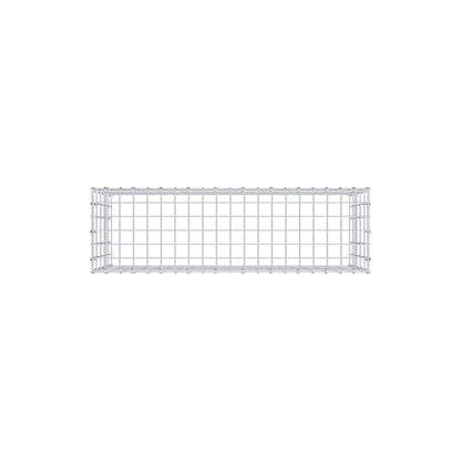 Monteret gabion type 3 100 cm x 50 cm x 30 cm (L x H x D), maskestørrelse 5 cm x 10 cm, C-ring
