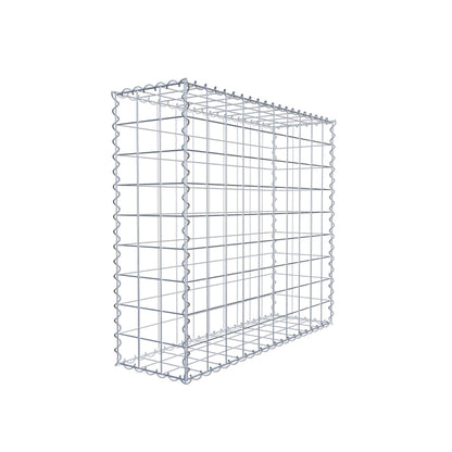 Gabion 100 cm x 90 cm x 30 cm (L x H x D), mesh size 10 cm x 10 cm, spiral