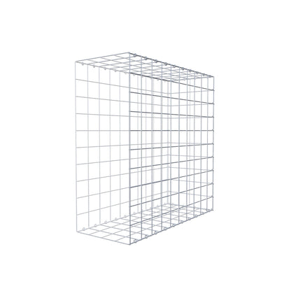 Monteret gabion type 2 100 cm x 100 cm x 40 cm (L x H x D), maskestørrelse 10 cm x 10 cm, C-ring