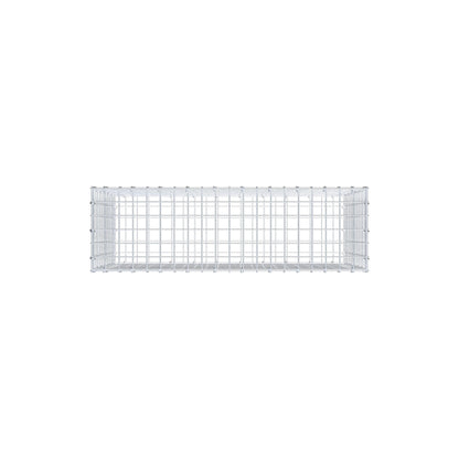 Gabion 100 cm x 60 cm x 30 cm (L x H x D), maskestørrelse 5 cm x 5 cm, C-ring