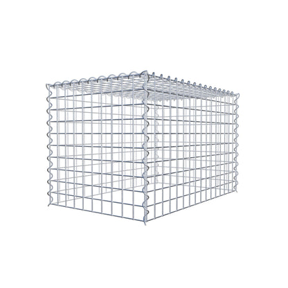 Påväxt gabion typ 3 80 cm x 50 cm x 50 cm (L x H x D), maskstorlek 5 cm x 5 cm, spiral