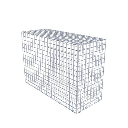Gavión complementario de tipo 2 100 cm x 70 cm x 40 cm (largo x alto x fondo), malla 5 cm x 5 cm, anillo en C