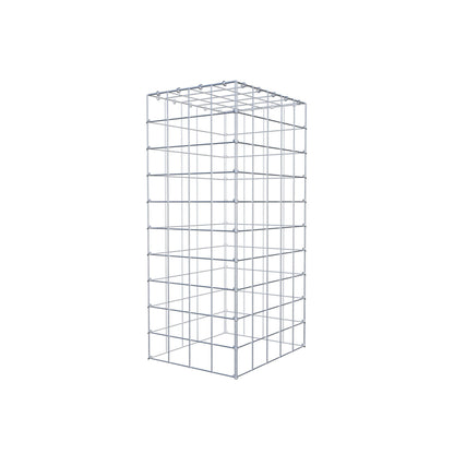 Gavión complementario de tipo 3 100 cm x 50 cm x 40 cm (L x A x P), malla 10 cm x 10 cm, anillo en C
