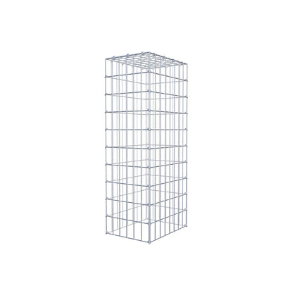 Monteret gabion type 3 100 cm x 40 cm x 30 cm (L x H x D), maskestørrelse 5 cm x 10 cm, C-ring