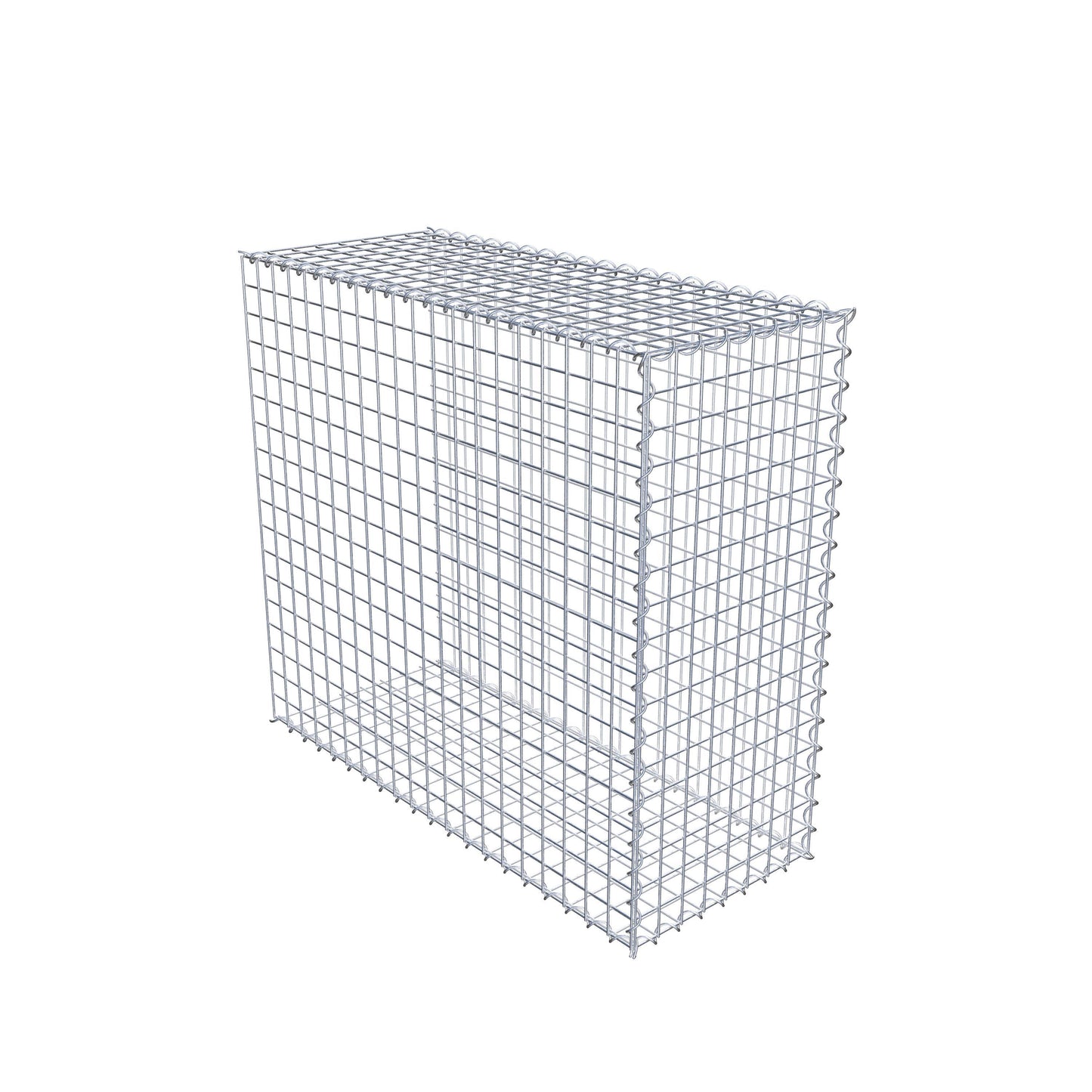 Extra gabion typ 2 100 cm x 90 cm x 40 cm (L x H x D), maskstorlek 5 cm x 5 cm, spiral