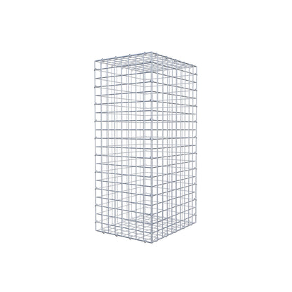 Gavión 100 cm x 50 cm x 40 cm (L x A x P), luz de malla 5 cm x 5 cm, anillo en C