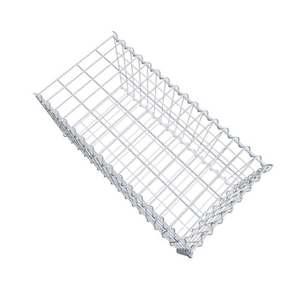 Anbaugabione Typ 2 80 cm x 40 cm x 40 cm (L x H x T), Maschenweite 5 cm x 10 cm, Spirale