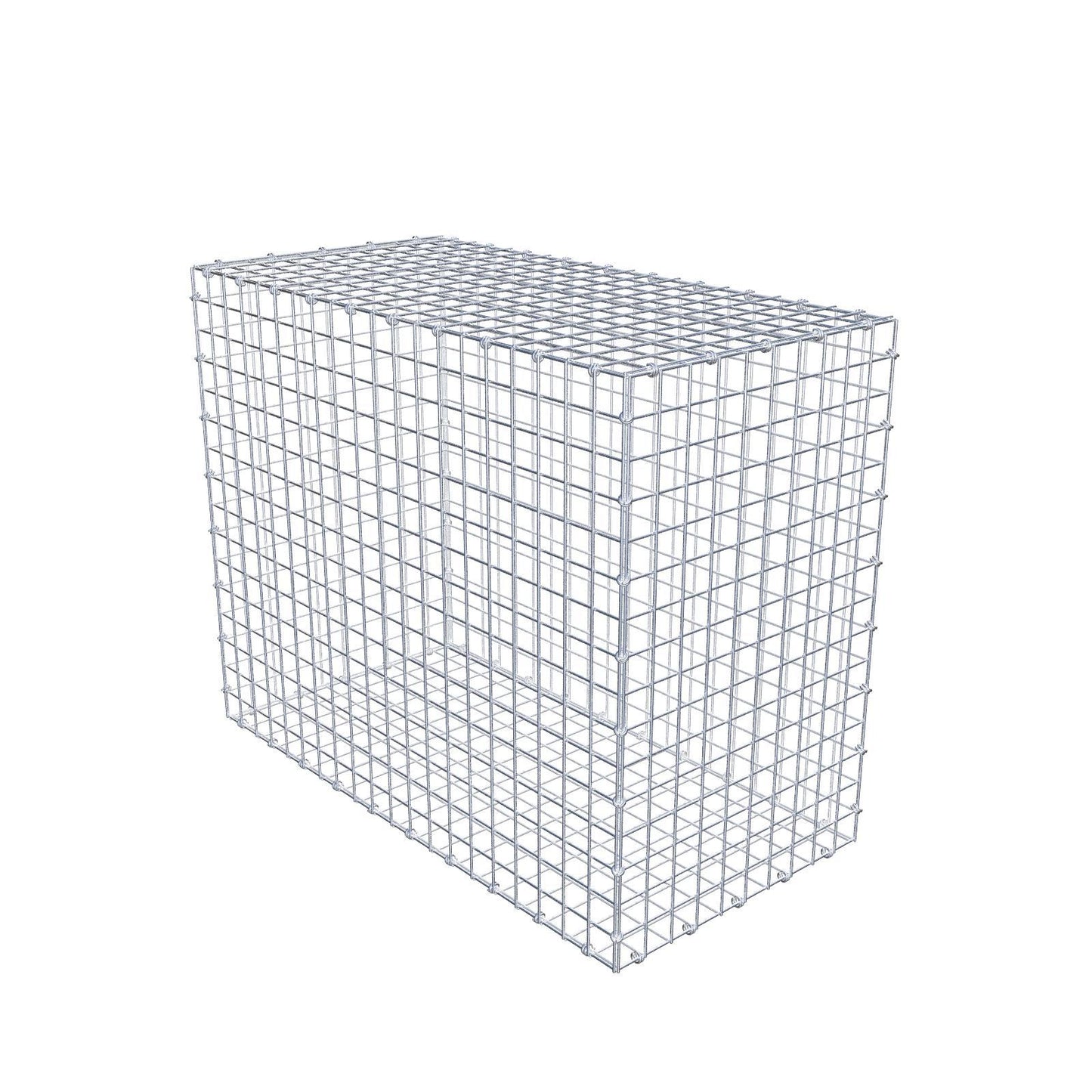 Gabion 100 cm x 80 cm x 50 cm (L x H x D), mesh size 5 x 5 cm, spiral ring