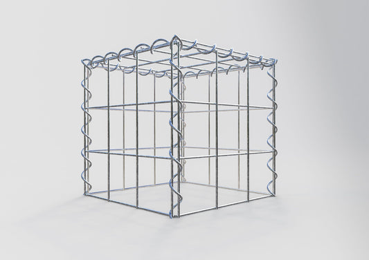 Gavión adicional tipo 3 30 cm x 30 cm x 30 cm (L x A x P), malla 10 cm x 10 cm, en espiral
