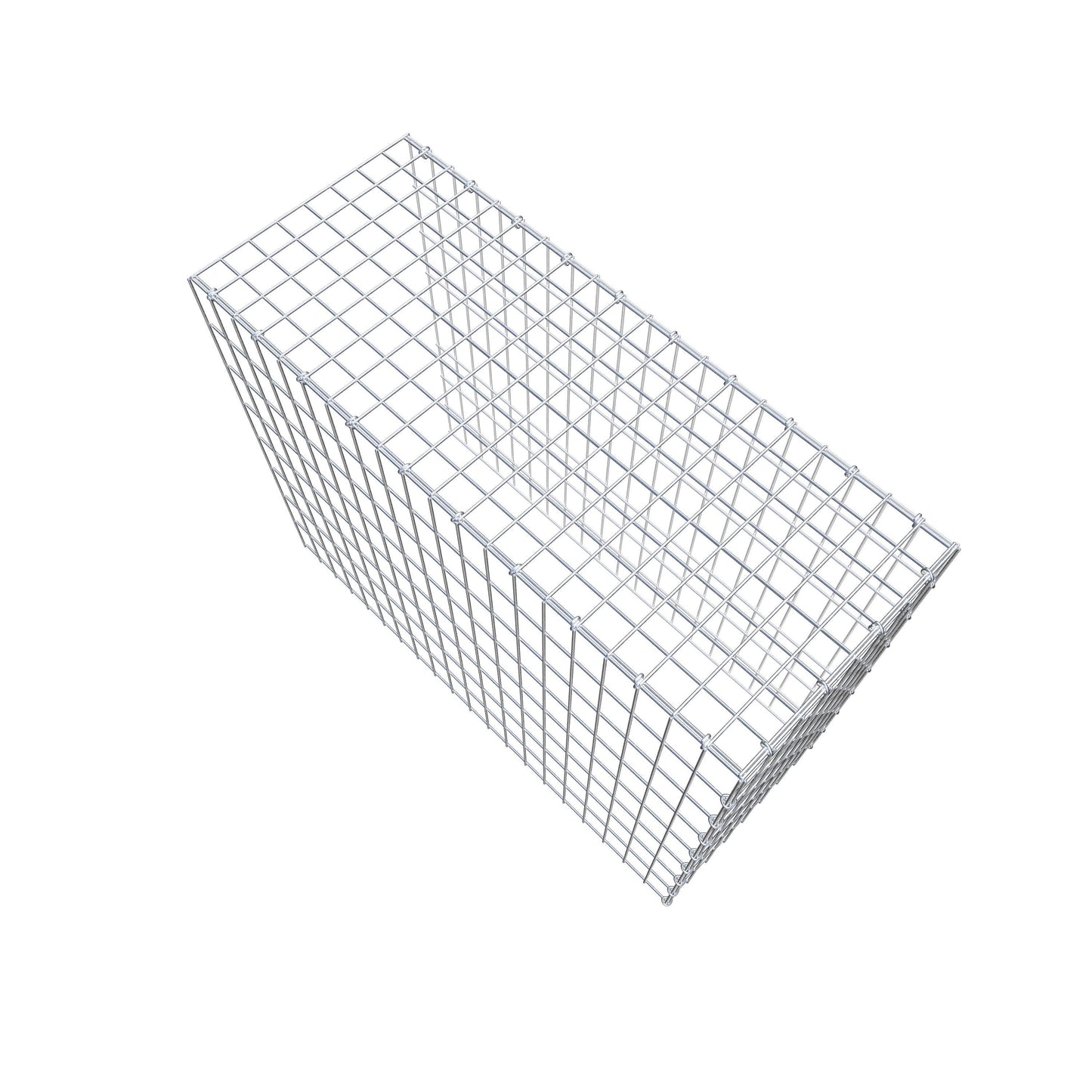 Gavión complementario de tipo 4 100 cm x 80 cm x 40 cm (L x A x P), malla 5 cm x 10 cm, anillo en C