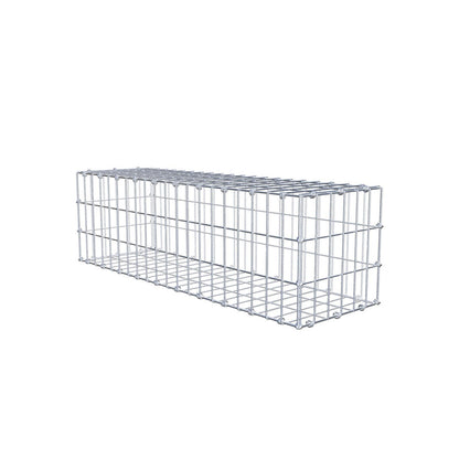 Gabion 100 cm x 30 cm x 30 cm (L x H x D), maskestørrelse 5 x 10 cm, spiralring