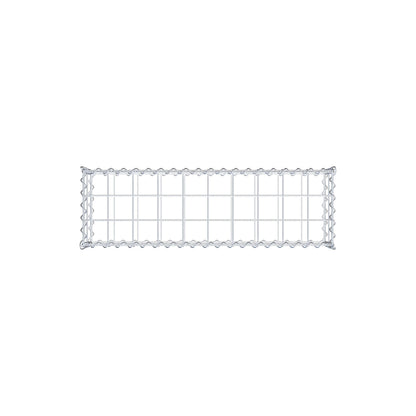Gabbione 100 cm x 20 cm x 30 cm (L x H x P), maglia 10 cm x 10 cm, spirale