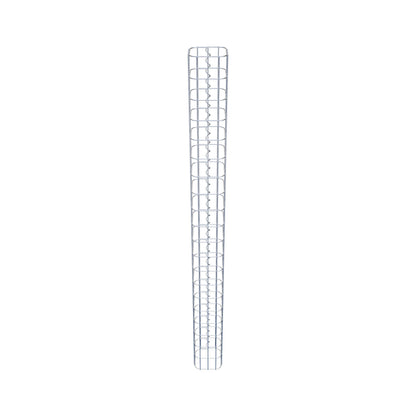 Gabionensäule eckig 17 cm x 17 cm, 200 cm Höhe, MW 5 cm x 10 cm