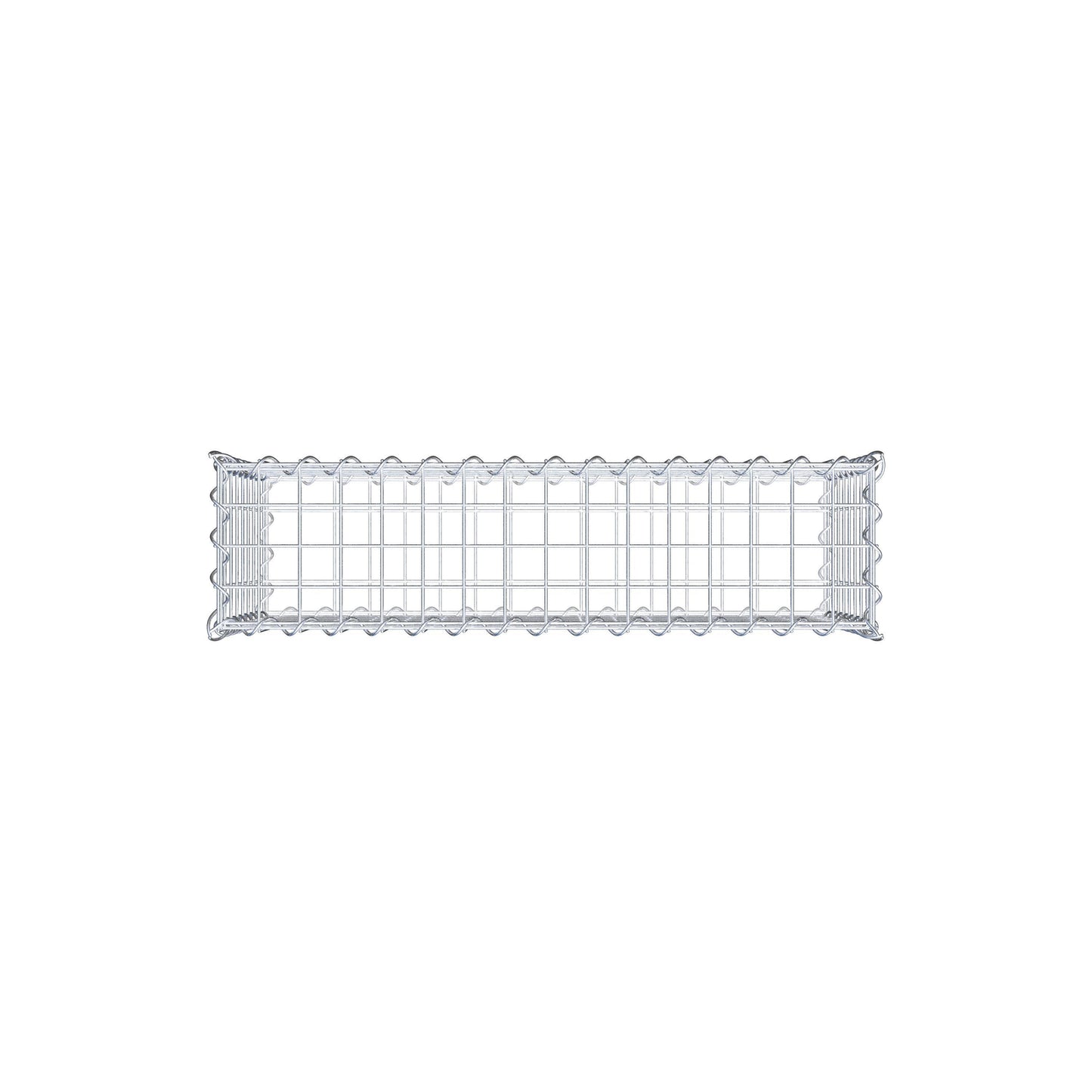 Gabion 80 cm x 40 cm x 20 cm (L x H x D), maskestørrelse 5 cm x 5 cm, spiral