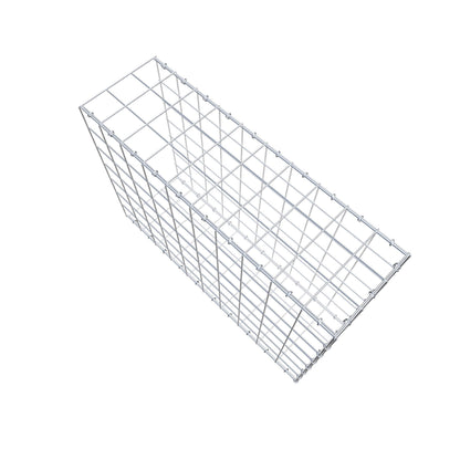 Mounted gabion type 2 100 cm x 70 cm x 30 cm (L x H x D), mesh size 10 cm x 10 cm, C-ring